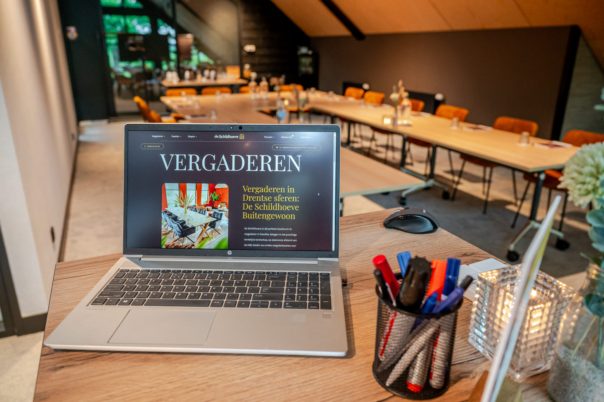 Zaal de Verdieping bij de Schildhoeve Buitengewoon in Fluitenberg