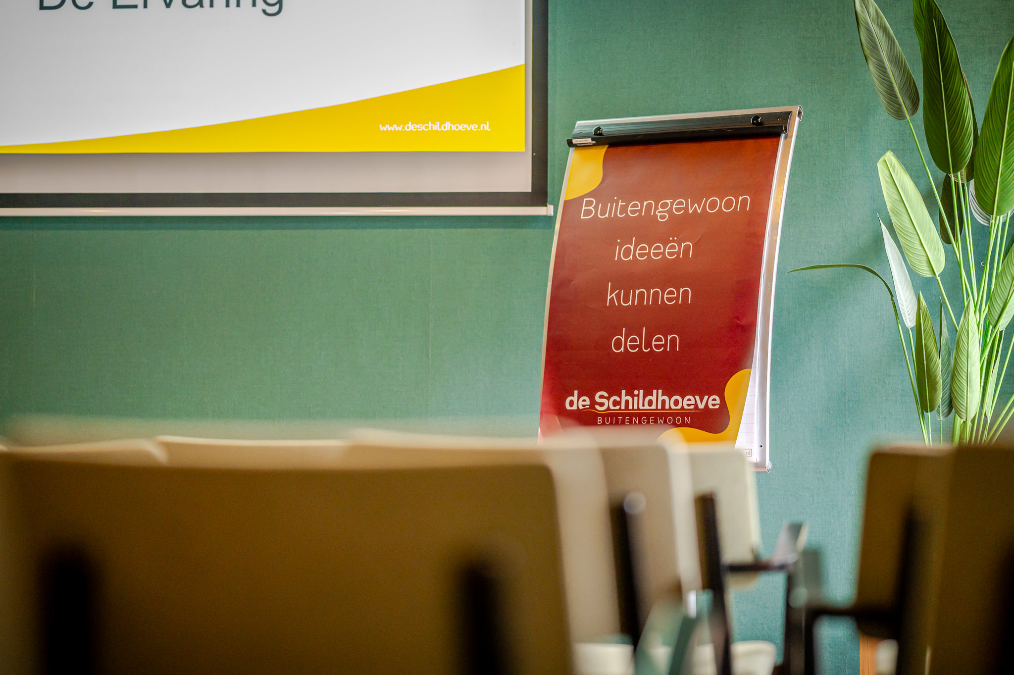 Zaal de Ervaring bij de Schildhoeve Buitengewoon in Fluitenberg