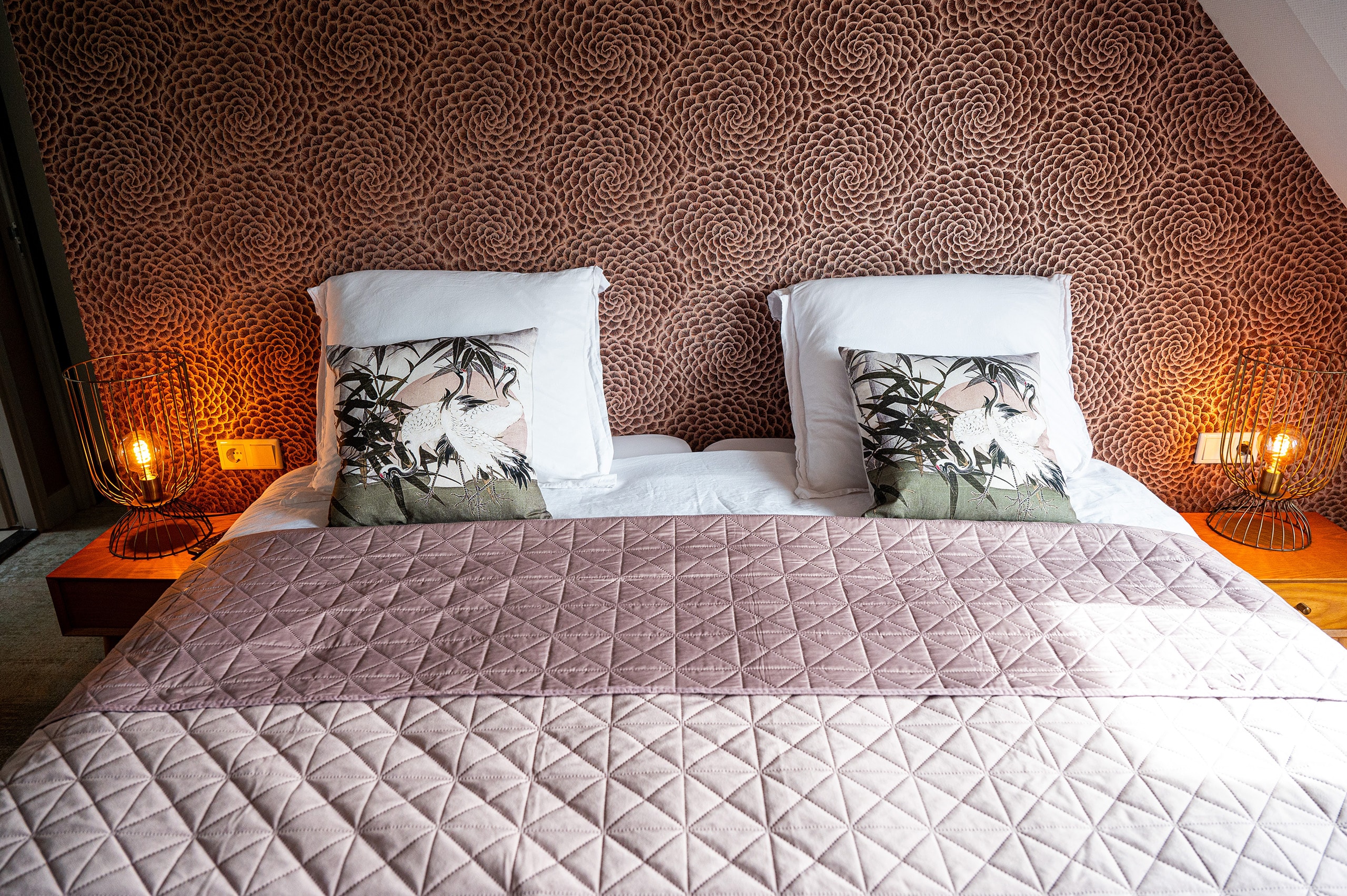 Luxueus bed in Suite Boetiekhotel Het Huis van De Schildhoeve Buitengewoon
