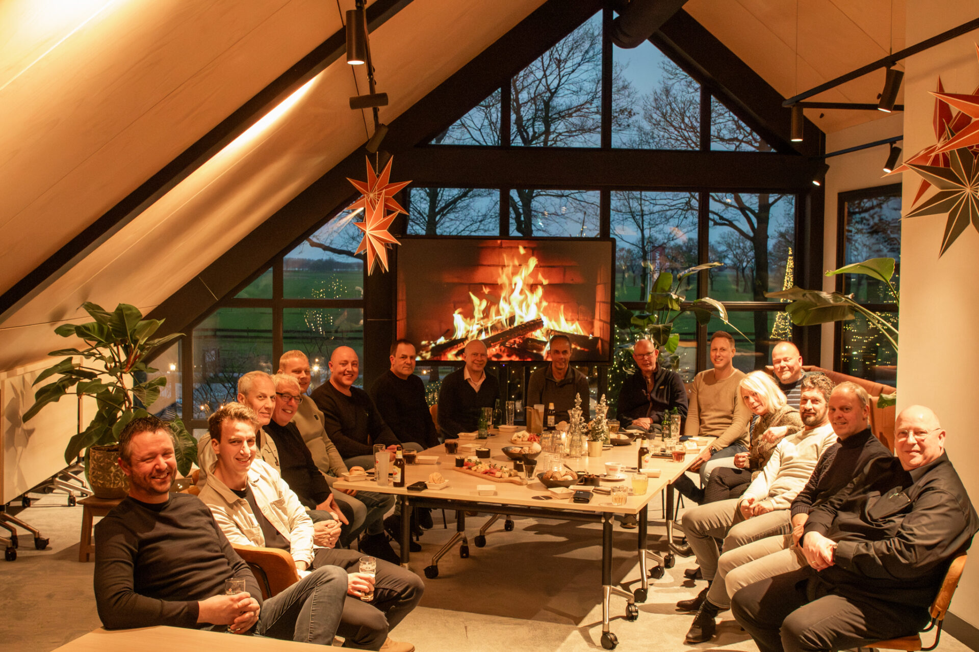 Kerstborrel in Hoogeveen